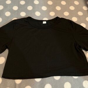 SHEIN black crop top
